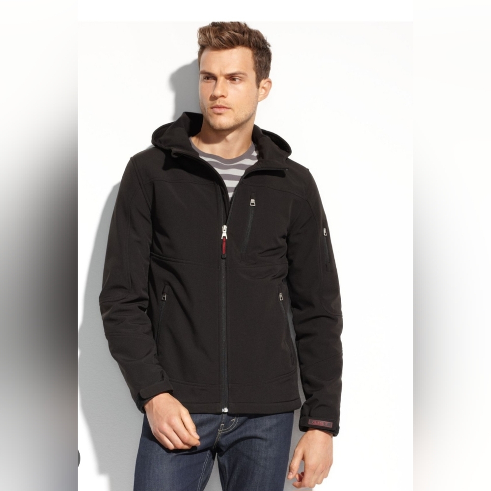Guess Men's Black Performance Jacket